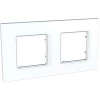 Rámček 2-násobný biela Unica Quadro Urbano (Schneider)
