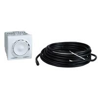 Termostat podlahový 10A/230V 2M otoč. (SS) snímač biela polárna Unica (Schneider)