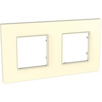 Rámček 2-násobný slonovinová Unica Quadro Urbano (Schneider)