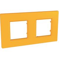 Rámček 2-násobný oranžová Unica Quadro Natura (Schneider)